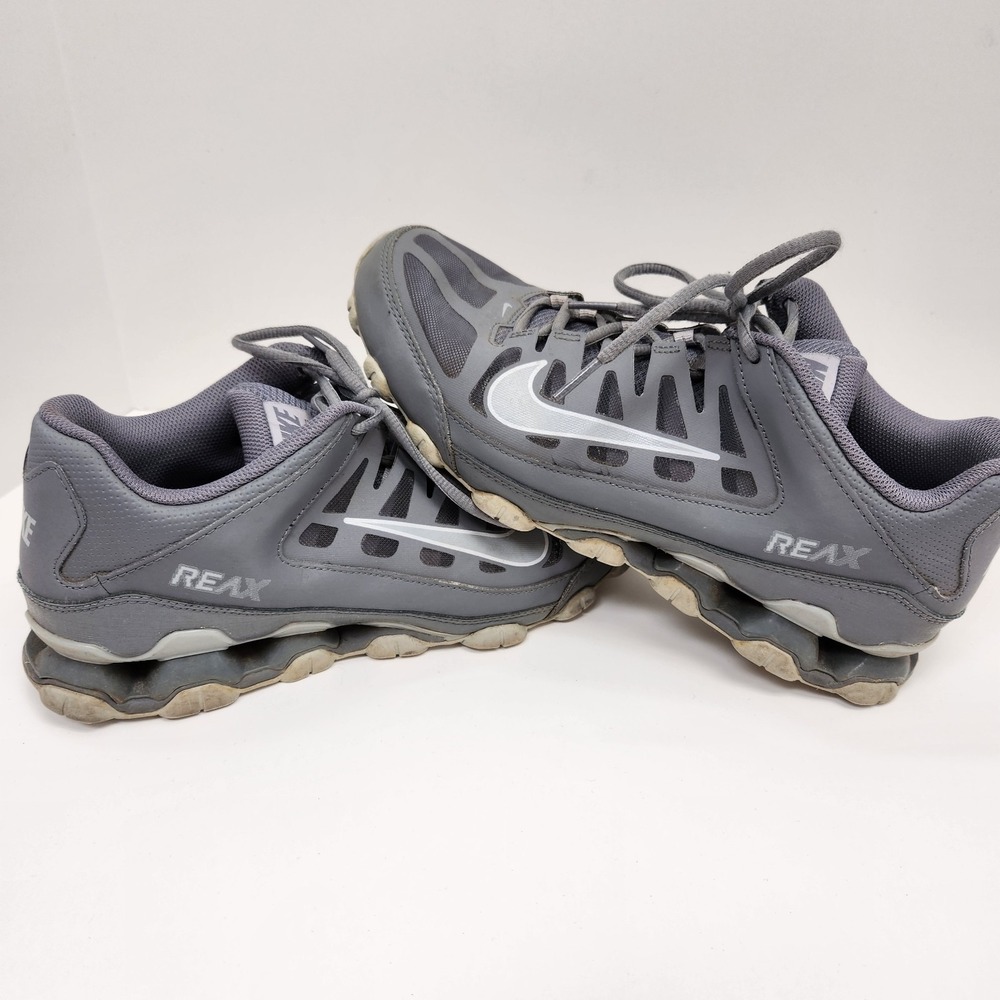 Nike Reax Size 10 Mens TR Gray Gym Trainers Workout Tennis Shoe Sneakers Flawed - Picture 12 of 15